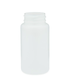 Botella de plastico HDPE con boquilla amplia de 4 oz Berlin Packaging 36004-B (Sin tapa)